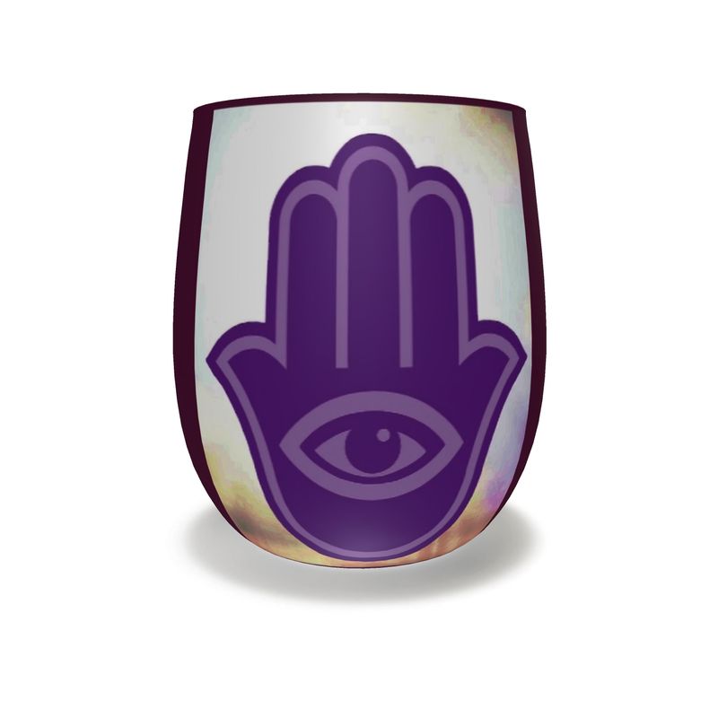 The Hand of God Water Glass