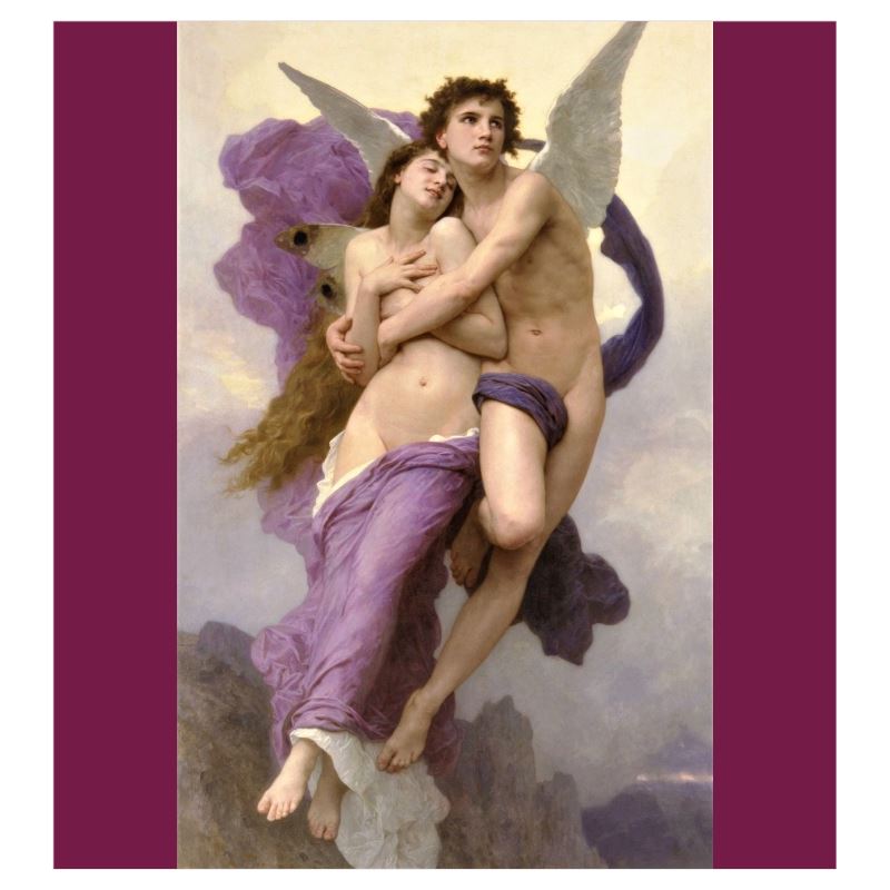 Eros and Psyche Voile Curtains