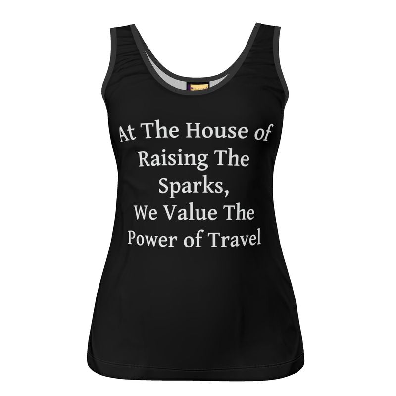 The Value of Travel Ladies Tank Top