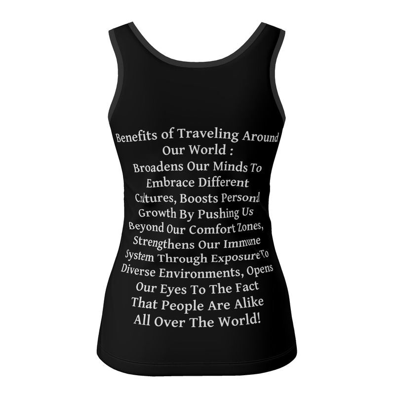 The Value of Travel Ladies Tank Top